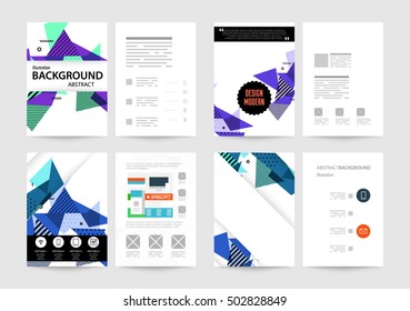 Geometric background Template for covers, flyers, banners, posters and placards, may be used for presentations and book covers, EPS10 vector illustration