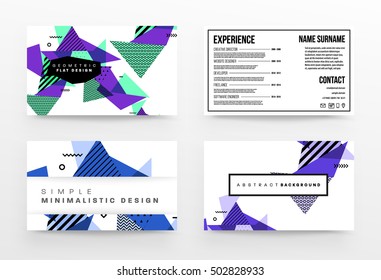 Geometric background Template for covers, flyers, banners, posters and placards, may be used for presentations and book covers, EPS10 vector illustration