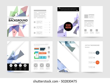 Geometric background Template for covers, flyers, banners, posters and placards, may be used for presentations and book covers, EPS10 vector illustration