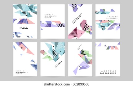 Geometric background Template for covers, flyers, banners, posters and placards, may be used for presentations and book covers, EPS10 vector illustration