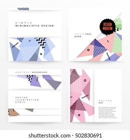 Plantilla de fondo geométrico para cubiertas, volantes, pancartas, carteles y carteles, puede utilizarse para presentaciones y portadas de libros, ilustración vectorial EPS10