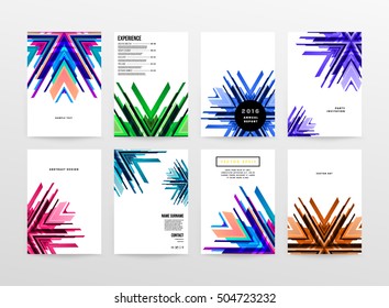 Geometric background Template for covers, flyers, banners, posters and placards, may be used for presentations and book covers, EPS10 vector illustration