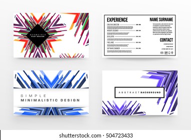 Geometric background Template for covers, flyers, banners, posters and placards, may be used for presentations and book covers, EPS10 vector illustration