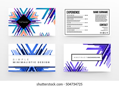 Geometric background Template for covers, flyers, banners, posters and placards, may be used for presentations and book covers, EPS10 vector illustration
