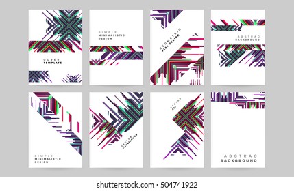 Geometrischer Hintergrund Vorlage für Cover, Flyer, Banner, Poster und Plakate, kann für Präsentationen und Buchumschläge, EPS10 Vektorgrafik, verwendet werden