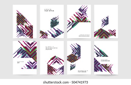 Plantilla de fondo geométrico para cubiertas, volantes, pancartas, carteles y carteles, puede utilizarse para presentaciones y portadas de libros, ilustración vectorial EPS10