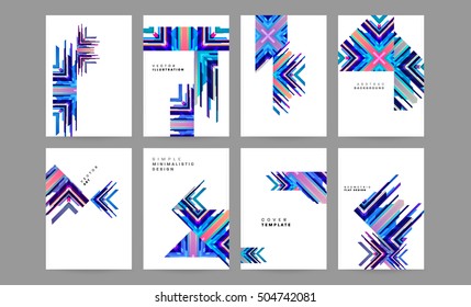 Geometric background Template for covers, flyers, banners, posters and placards, may be used for presentations and book covers, EPS10 vector illustration