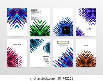 Geometric background Template for covers, flyers, banners, posters and placards, may be used for presentations and book covers, EPS10 vector illustration