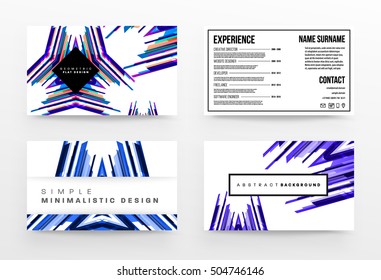 Geometric background Template for covers, flyers, banners, posters and placards, may be used for presentations and book covers, EPS10 vector illustration