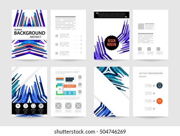 Geometric background Template for covers, flyers, banners, posters and placards, may be used for presentations and book covers, EPS10 vector illustration