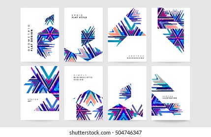 Geometric background Template for covers, flyers, banners, posters and placards, may be used for presentations and book covers, EPS10 vector illustration