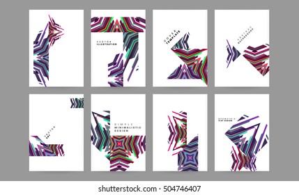 Geometric background Template for covers, flyers, banners, posters and placards, may be used for presentations and book covers, EPS10 vector illustration