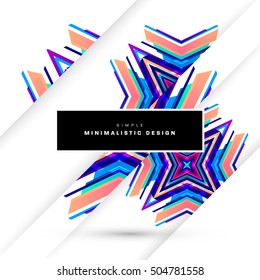 Geometric background Template for covers, flyers, banners, posters and placards, may be used for presentations and book covers, EPS10 vector illustration