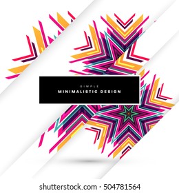 Geometric background Template for covers, flyers, banners, posters and placards, may be used for presentations and book covers, EPS10 vector illustration