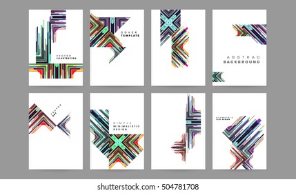 Geometric background Template for covers, flyers, banners, posters and placards, may be used for presentations and book covers, EPS10 vector illustration