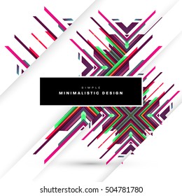 Geometric background Template for covers, flyers, banners, posters and placards, may be used for presentations and book covers, EPS10 vector illustration