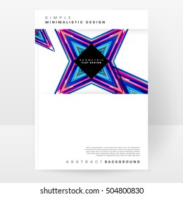 Geometric background Template for covers, flyers, banners, posters and placards, may be used for presentations and book covers, EPS10 vector illustration