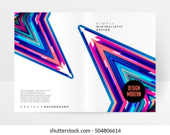 Geometric background Template for covers, flyers, banners, posters and placards, may be used for presentations and book covers, EPS10 vector illustration