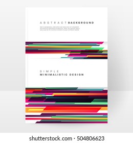 Geometric background Template for covers, flyers, banners, posters and placards, may be used for presentations and book covers, EPS10 vector illustration