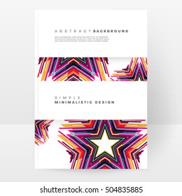 Geometric background Template for covers, flyers, banners, posters and placards, may be used for presentations and book covers, EPS10 vector illustration