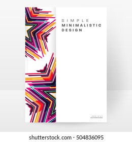 Geometric background Template for covers, flyers, banners, posters and placards, may be used for presentations and book covers, EPS10 vector illustration