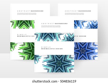 Geometric background Template for covers, flyers, banners, posters and placards, may be used for presentations and book covers, EPS10 vector illustration