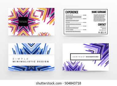Geometric background Template for covers, flyers, banners, posters and placards, may be used for presentations and book covers, EPS10 vector illustration