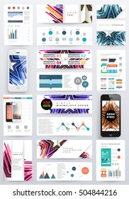 Geometrischer Hintergrund Vorlage für Cover, Flyer, Banner, Poster und Plakate, kann für Präsentationen und Buchumschläge, EPS10 Vektorgrafik, verwendet werden