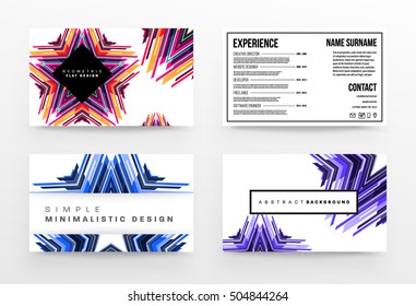Geometric background Template for covers, flyers, banners, posters and placards, may be used for presentations and book covers, EPS10 vector illustration
