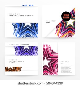 Geometric background Template for covers, flyers, banners, posters and placards, may be used for presentations and book covers, EPS10 vector illustration