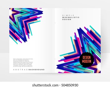 Geometric background Template for covers, flyers, banners, posters and placards, may be used for presentations and book covers, EPS10 vector illustration