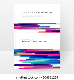 Geometric background Template for covers, flyers, banners, posters and placards, may be used for presentations and book covers, EPS10 vector illustration