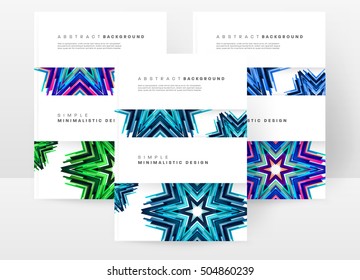 Geometric background Template for covers, flyers, banners, posters and placards, may be used for presentations and book covers, EPS10 vector illustration