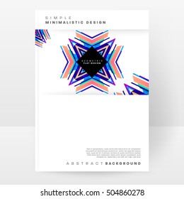 Plantilla de fondo geométrico para cubiertas, volantes, pancartas, carteles y carteles, puede utilizarse para presentaciones y portadas de libros, ilustración vectorial EPS10