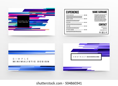 Geometric background Template for covers, flyers, banners, posters and placards, may be used for presentations and book covers, EPS10 vector illustration