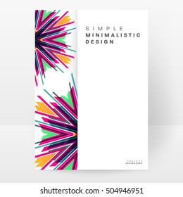 Geometric background Template for covers, flyers, banners, posters and placards, may be used for presentations and book covers, EPS10 vector illustration