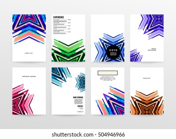 Geometric background Template for covers, flyers, banners, posters and placards, may be used for presentations and book covers, EPS10 vector illustration