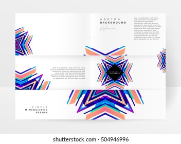 Geometric background Template for covers, flyers, banners, posters and placards, may be used for presentations and book covers, EPS10 vector illustration