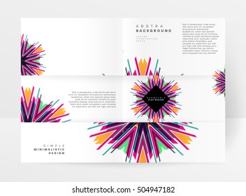 Geometric background Template for covers, flyers, banners, posters and placards, may be used for presentations and book covers, EPS10 vector illustration