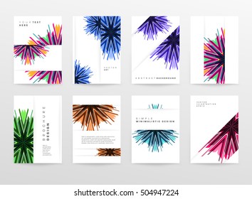 Geometric background Template for covers, flyers, banners, posters and placards, may be used for presentations and book covers, EPS10 vector illustration