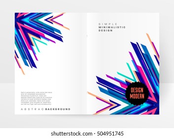 Geometric background Template for covers, flyers, banners, posters and placards, may be used for presentations and book covers, EPS10 vector illustration