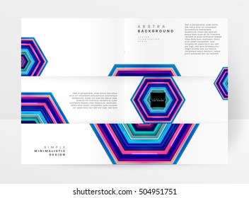 Geometric background Template for covers, flyers, banners, posters and placards, may be used for presentations and book covers, EPS10 vector illustration