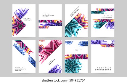 Geometric background Template for covers, flyers, banners, posters and placards, may be used for presentations and book covers, EPS10 vector illustration