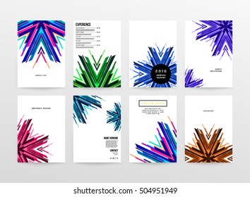 Geometric background Template for covers, flyers, banners, posters and placards, may be used for presentations and book covers, EPS10 vector illustration