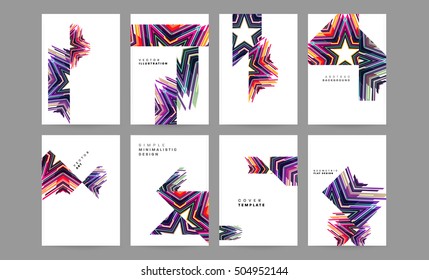Geometric background Template for covers, flyers, banners, posters and placards, may be used for presentations and book covers, EPS10 vector illustration