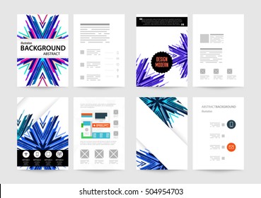 Geometric background Template for covers, flyers, banners, posters and placards, may be used for presentations and book covers, EPS10 vector illustration
