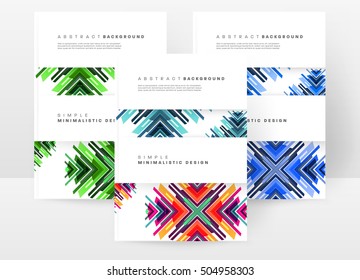 Geometric background Template for covers, flyers, banners, posters and placards, may be used for presentations and book covers, EPS10 vector illustration