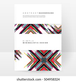 Geometric background Template for covers, flyers, banners, posters and placards, may be used for presentations and book covers, EPS10 vector illustration
