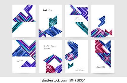Geometric background Template for covers, flyers, banners, posters and placards, may be used for presentations and book covers, EPS10 vector illustration