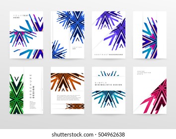 Geometric background Template for covers, flyers, banners, posters and placards, may be used for presentations and book covers, EPS10 vector illustration
